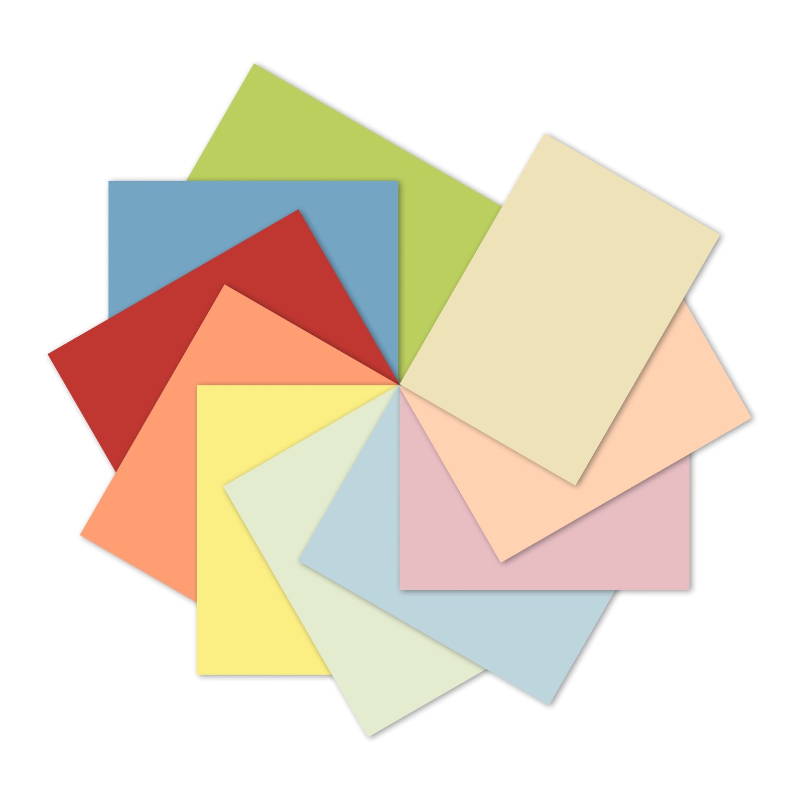 250 Sheets A4 Colourful Universal Paper, 80gsm, Printer Paper, 10 Colours