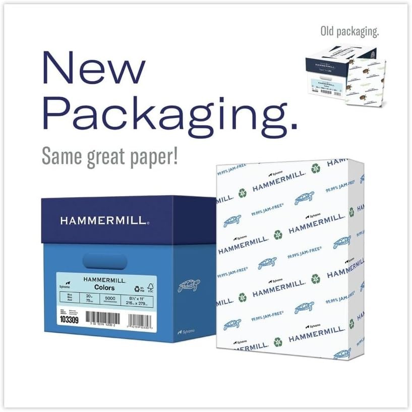 Colored Copy Paper – 8.5 x 11 Inches, 5000 Sheets