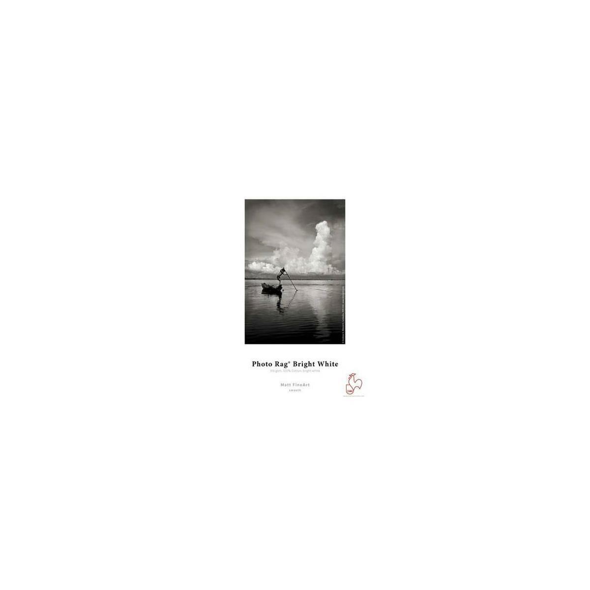 Hahnemuhle Matte Photo Rag Extra Bright White Paper, 310 gsm, 13×19″, 25 Sheets