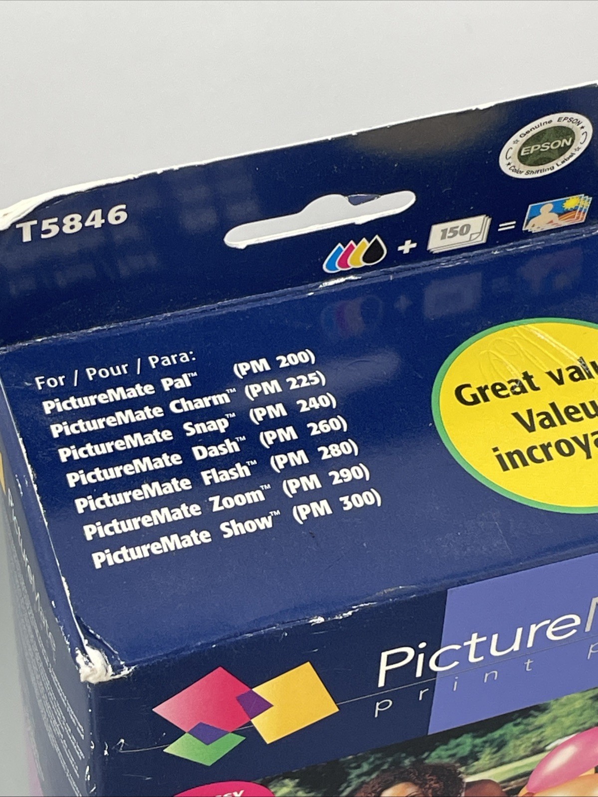 Epson PictureMate 150ct Photo Paper T5846
