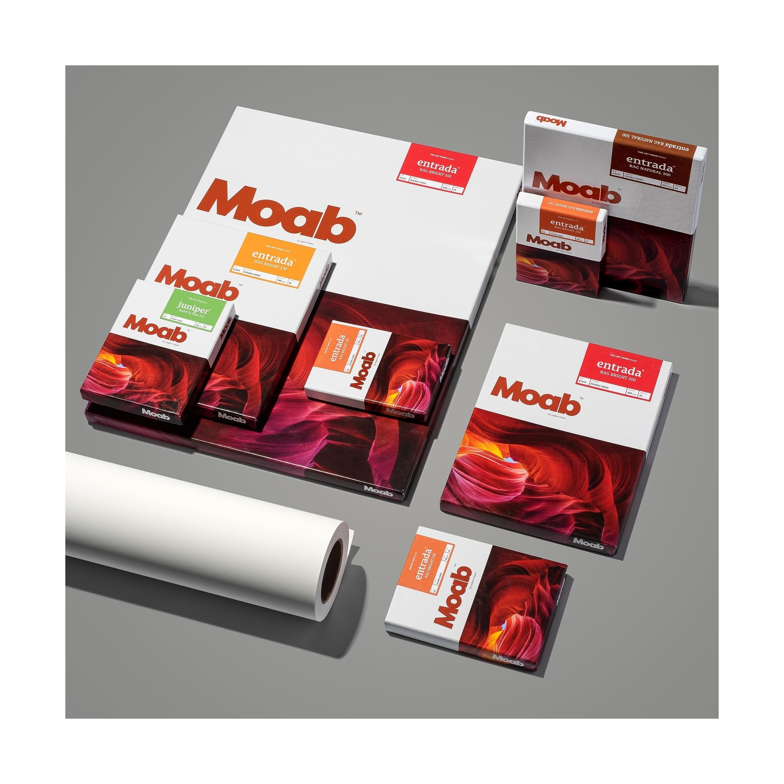 Moab Entrada Rag Bright 300, 100% Cotton Fine Art Archival Inkjet Paper, 2-Si…