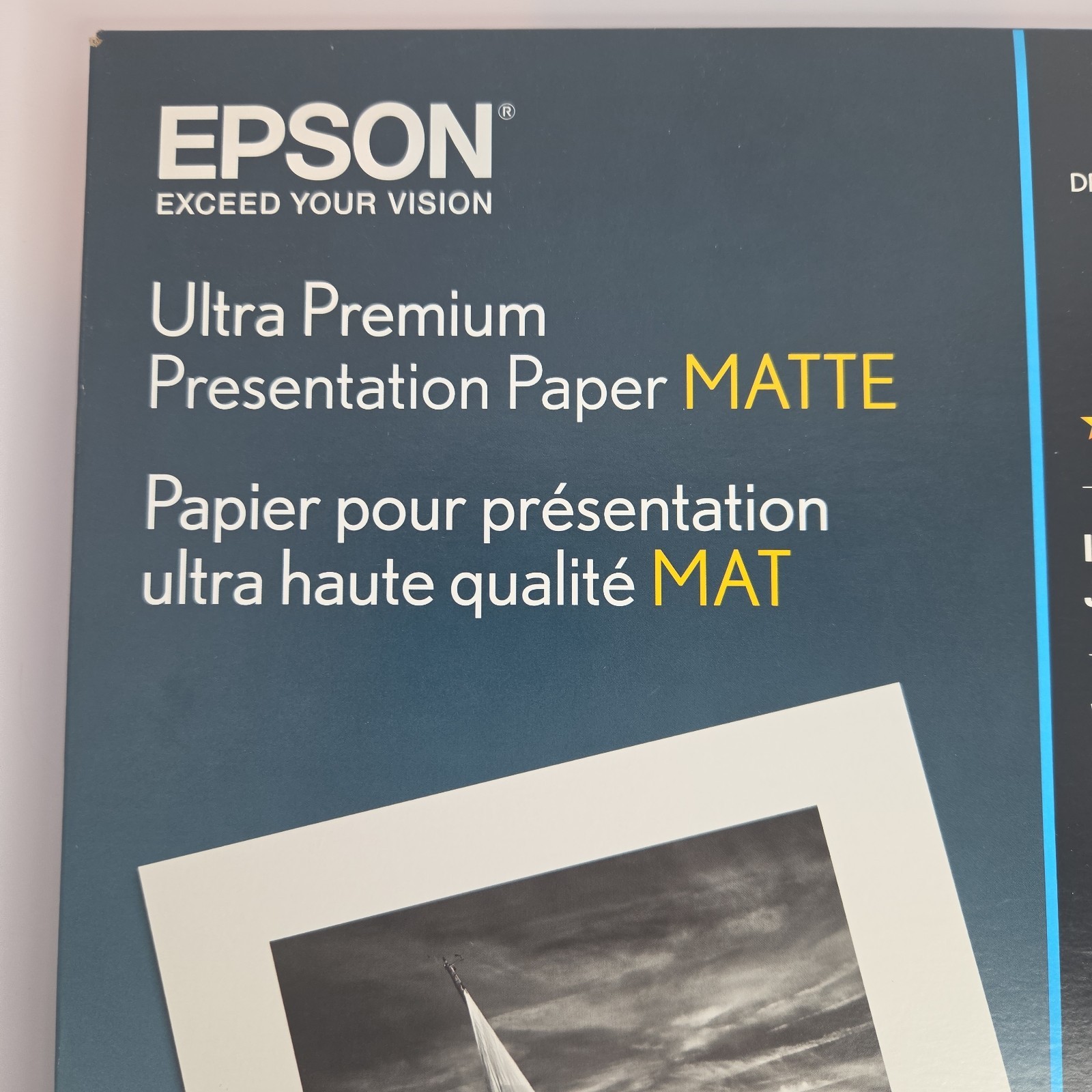 Epson Ultra Premium Presentation Paper Matte 8.5×11 50 Sheets High Color Gamut