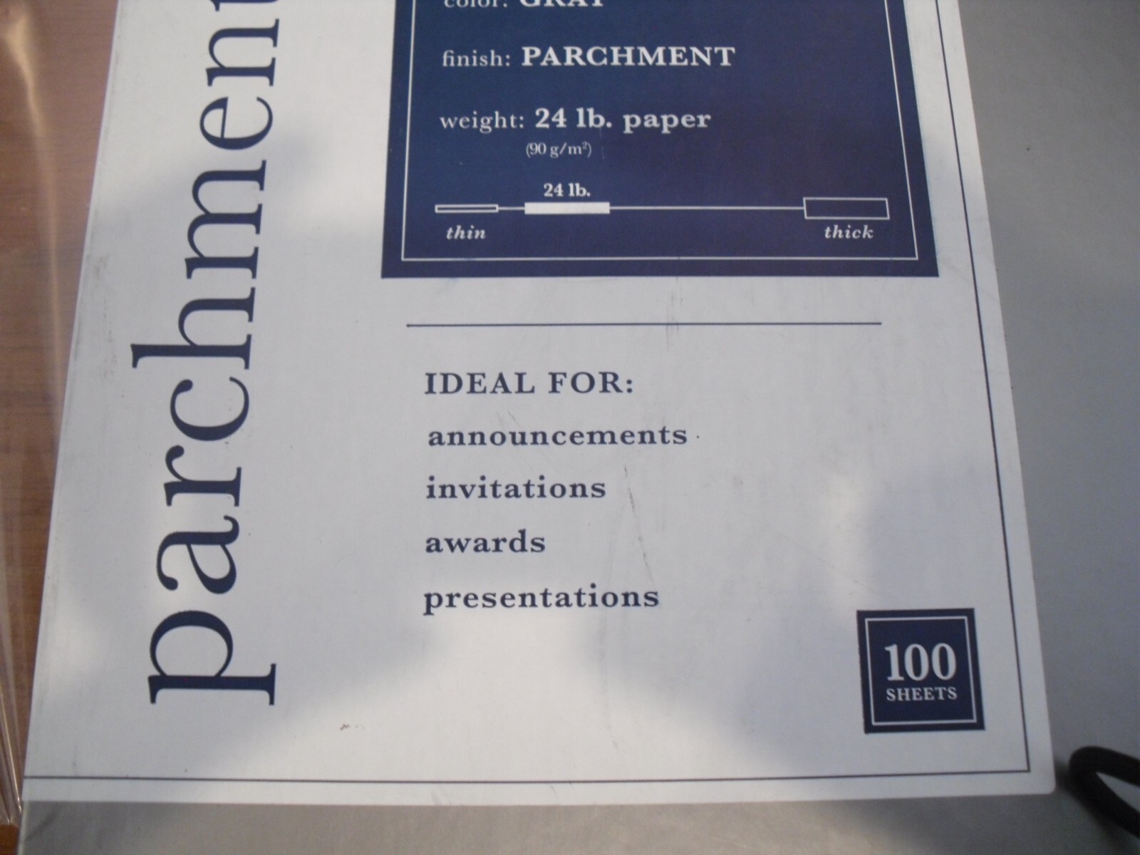 Southworth P974ck/3/36 Parchment Paper – Letter – 8.50″ X 11″ – 24 Lb –