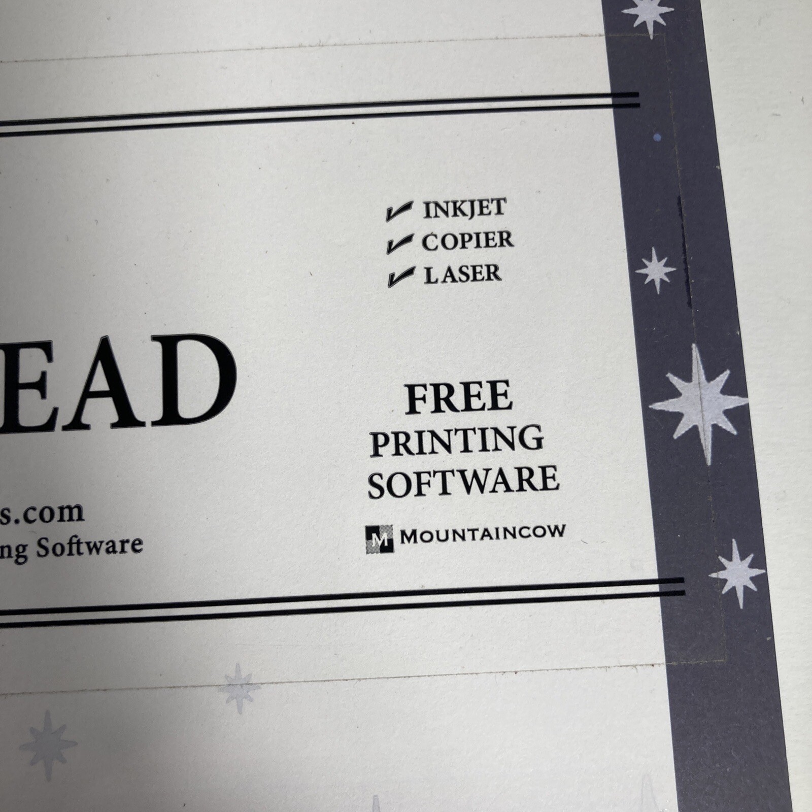 Christmas Wisemen Letterhead 100 Count Inkjet Copier Caser Printer Paper NEW