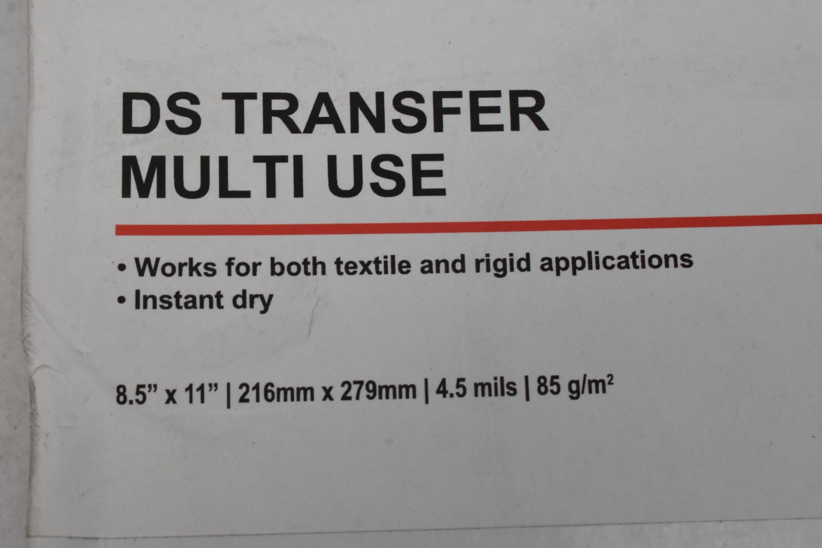 Epson DS Transfer Multi Use S450361 8.5″ x 11″ Multipurpose Paper 100 Pack