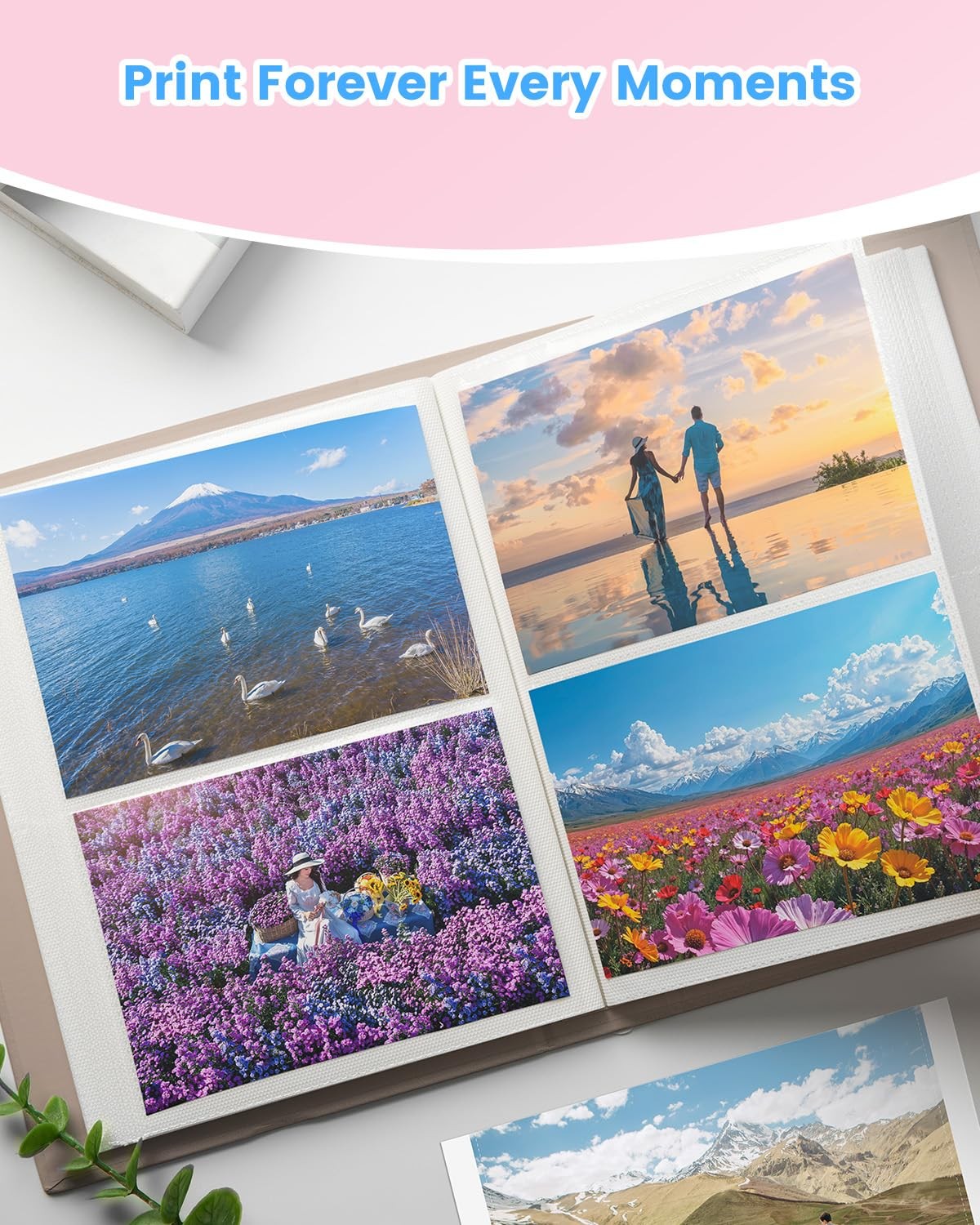 Fimax Photo Paper Compatible with Canon Selphy CP1500 CP1300 CP1200 CP910 CP100…