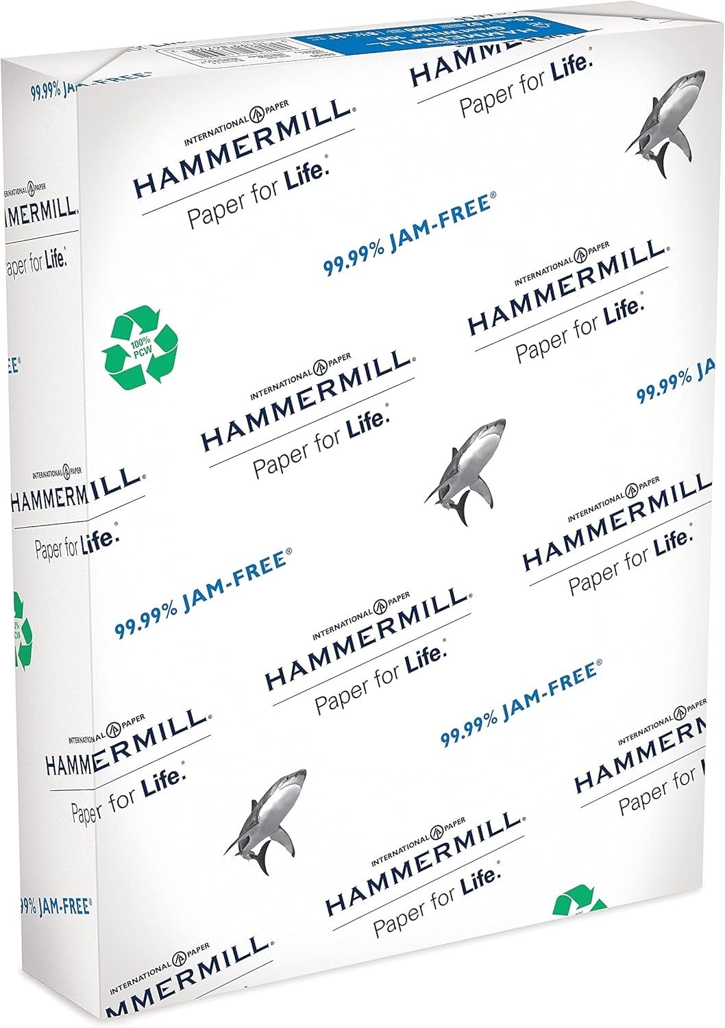 Great White 100% Recycled Paper – 500 Sheets, Jam-Free Copy Paper for Daily Use