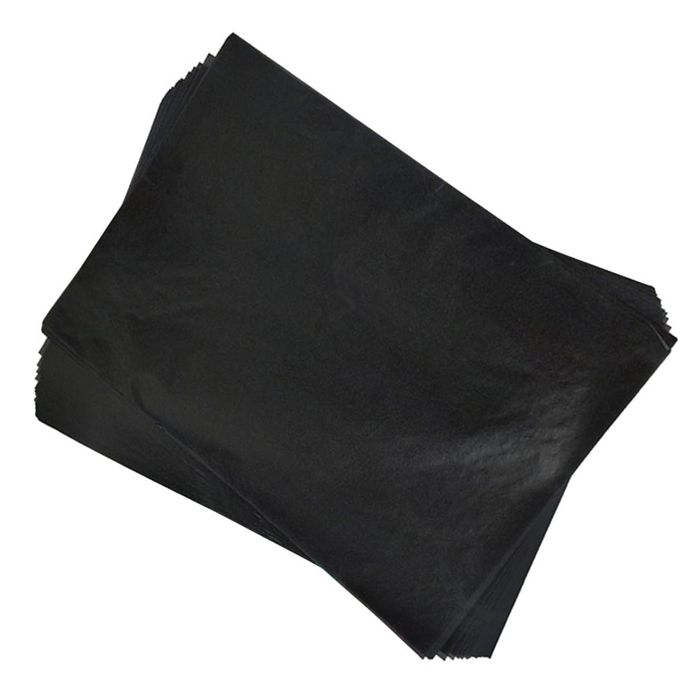 75pcs Transfer Paper Tracing Paper Graphite Painting (Black)