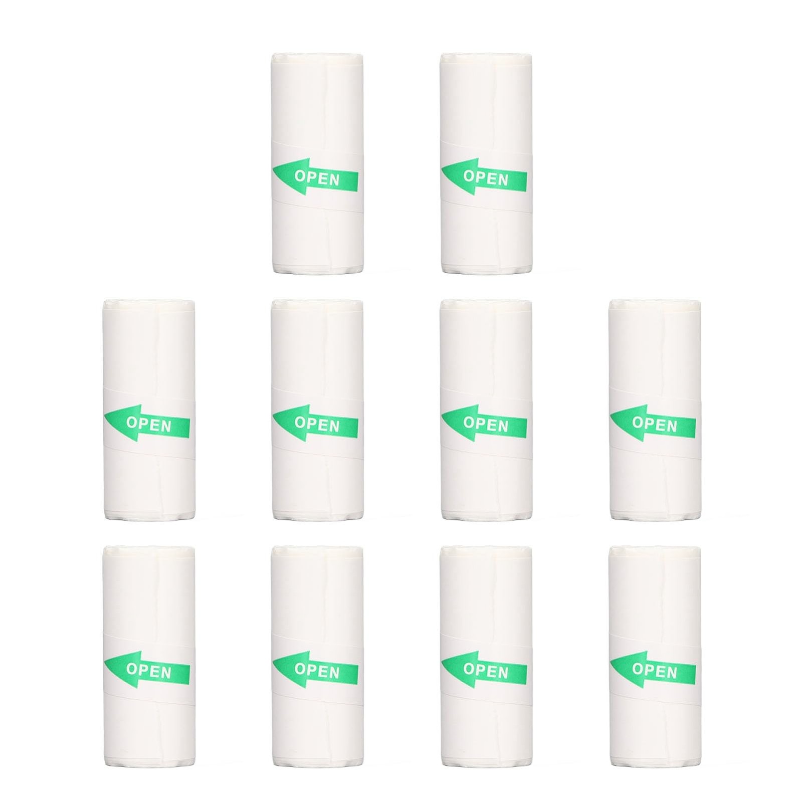Self-Adhesive Mini Thermal Printer Paper Rolls 57x25mm, 10 Rolls Sticker Paper f