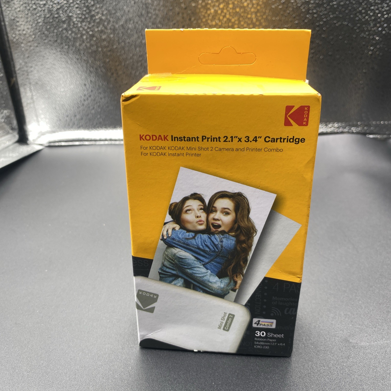 Kodak Cartridge 2.1 X 3.4 30 Sheets For Kodak Mini Shot 2 Series New Torn Box
