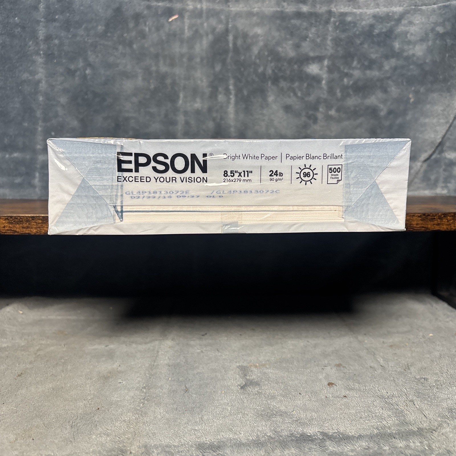 Epson Pro Paper 8.5 x 11 Inch 500 Sheets S041586-4 Bright White
