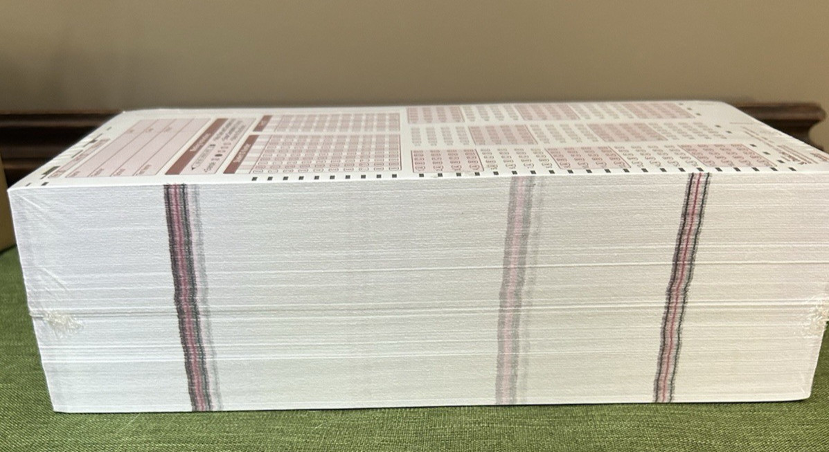 Apperson DATALINK 3000 (BenchMark) Qty. 500 – Data 60-Answer Sheet Forms-#20010