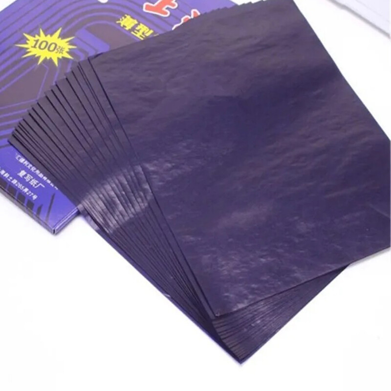 100Sheets A4 CARBON PAPER SHEET PACK HAND COPY – BLUE ﻿