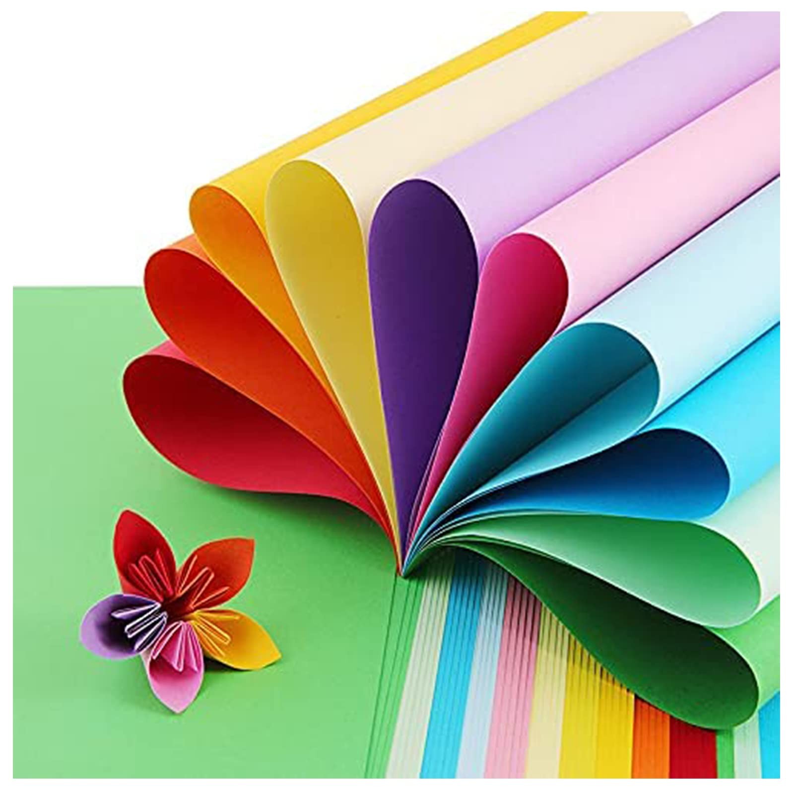 20 Colours A4 80gsm, 100 Sheets Coloured Paper, Coloured Copy Paper, Colourful Paper…