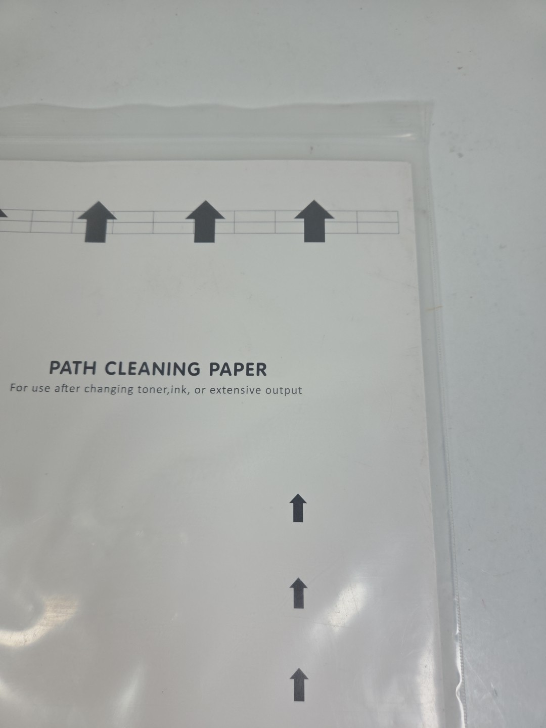 18-Pack Letter Size Printer Path Cleaning Paper Sheets | Laser and Inkjet Copier