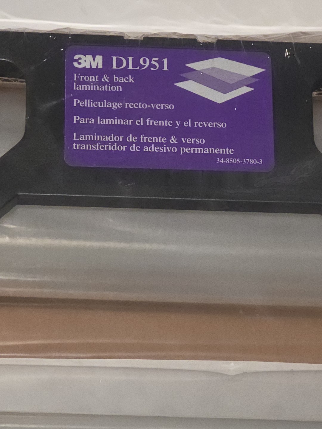 3M DL951 Lamination Cartridge Front & Back for LS950 System Sealed