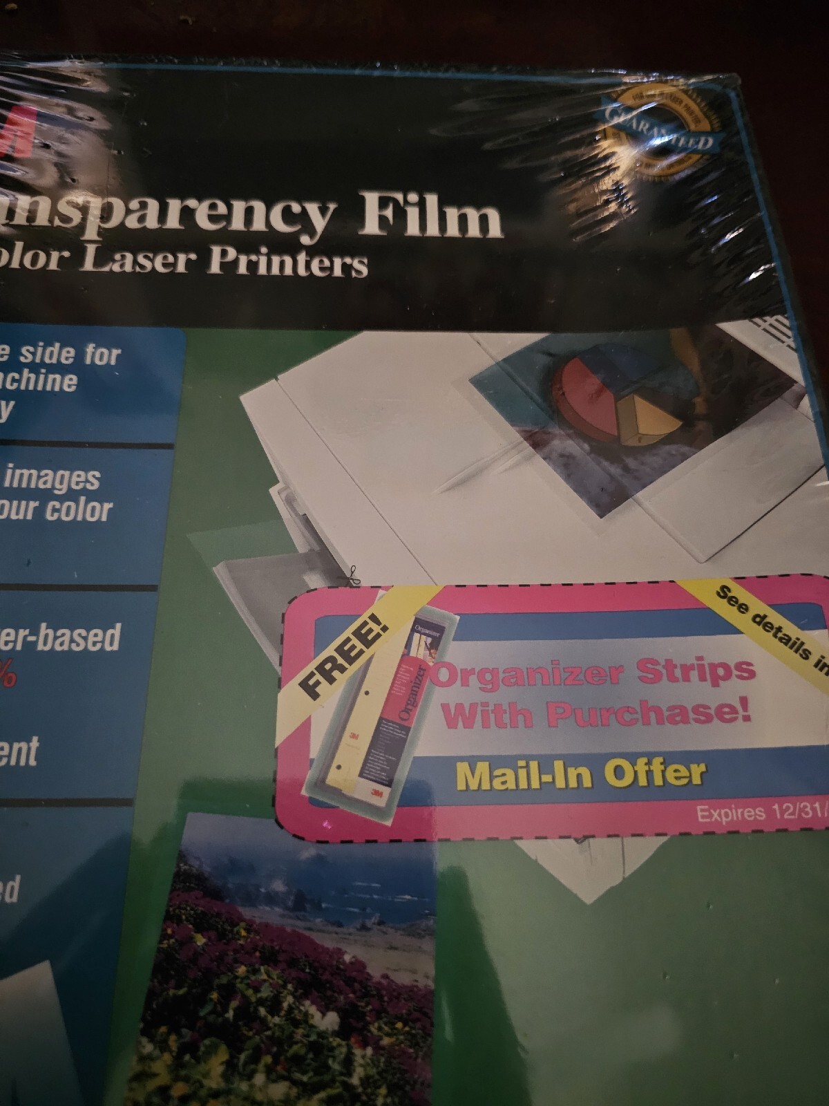 NEW 3M Transparency Film For Color Laser Printers HP CG3700 50 Sheets 8.5″ x 11″