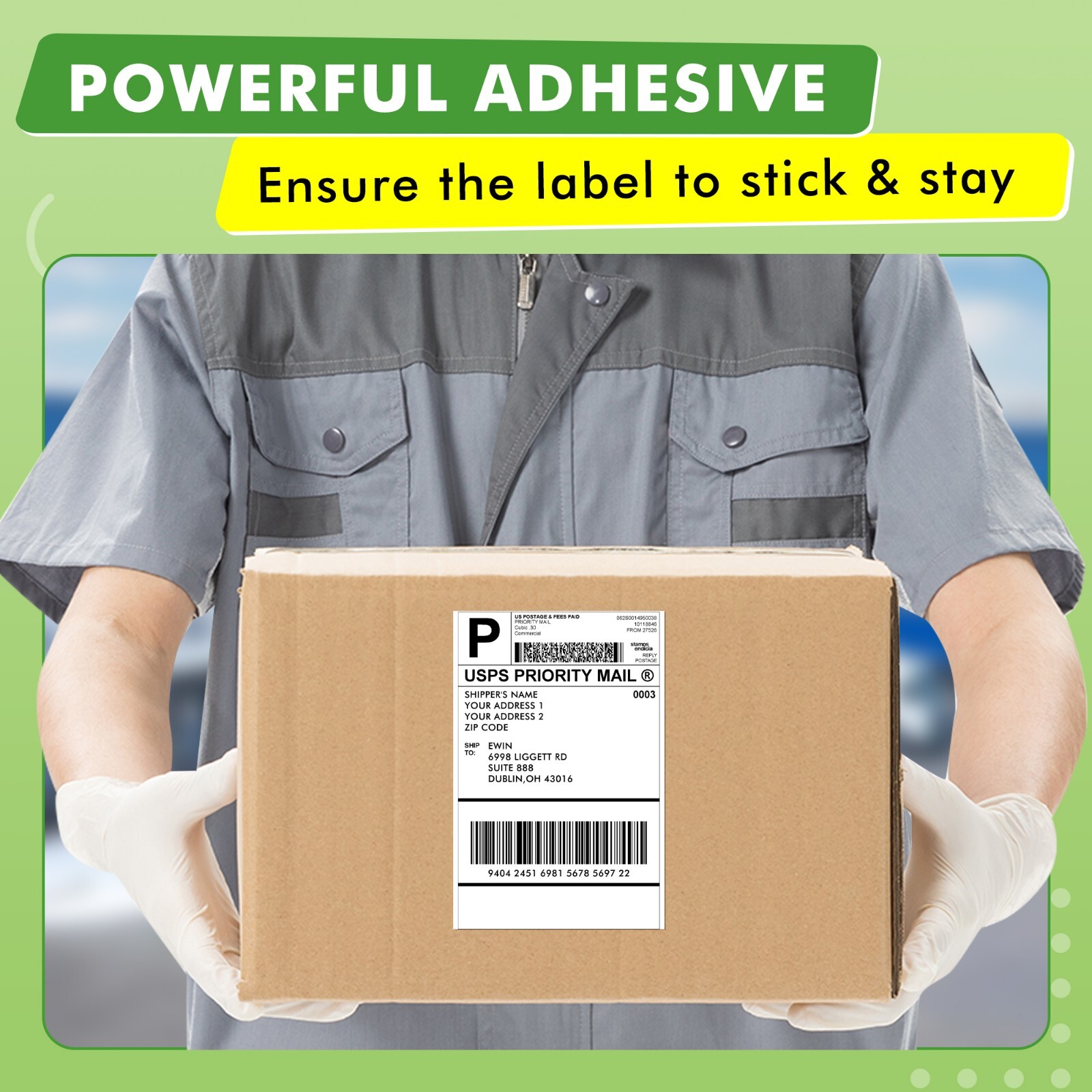 Koala Double-sided Printable Sticker Paper for Laser Printers 100-200 PK 8.5×11