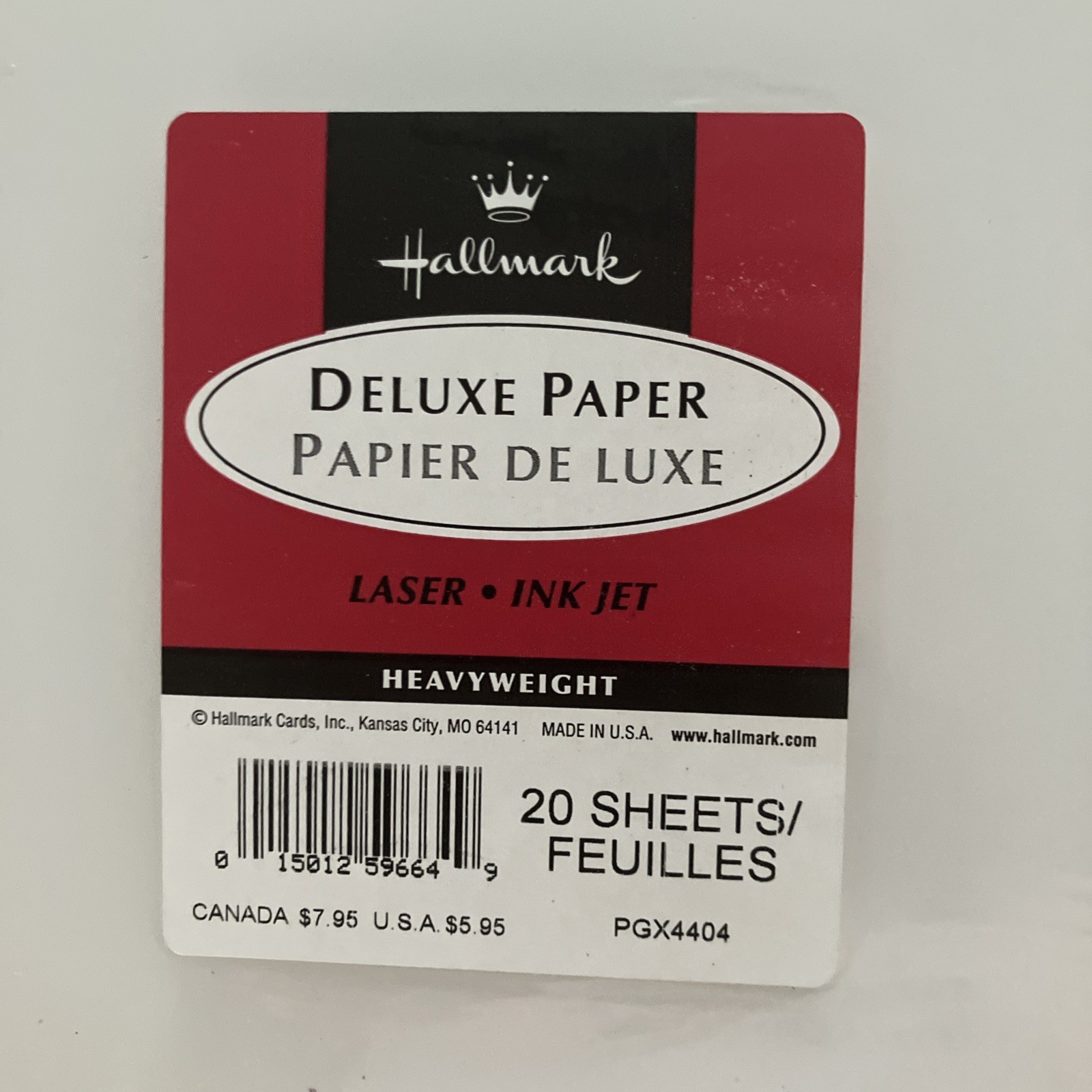 2 Hallmark Christmas Lights Stationary Printer Typing Paper Laser & Ink Jet New