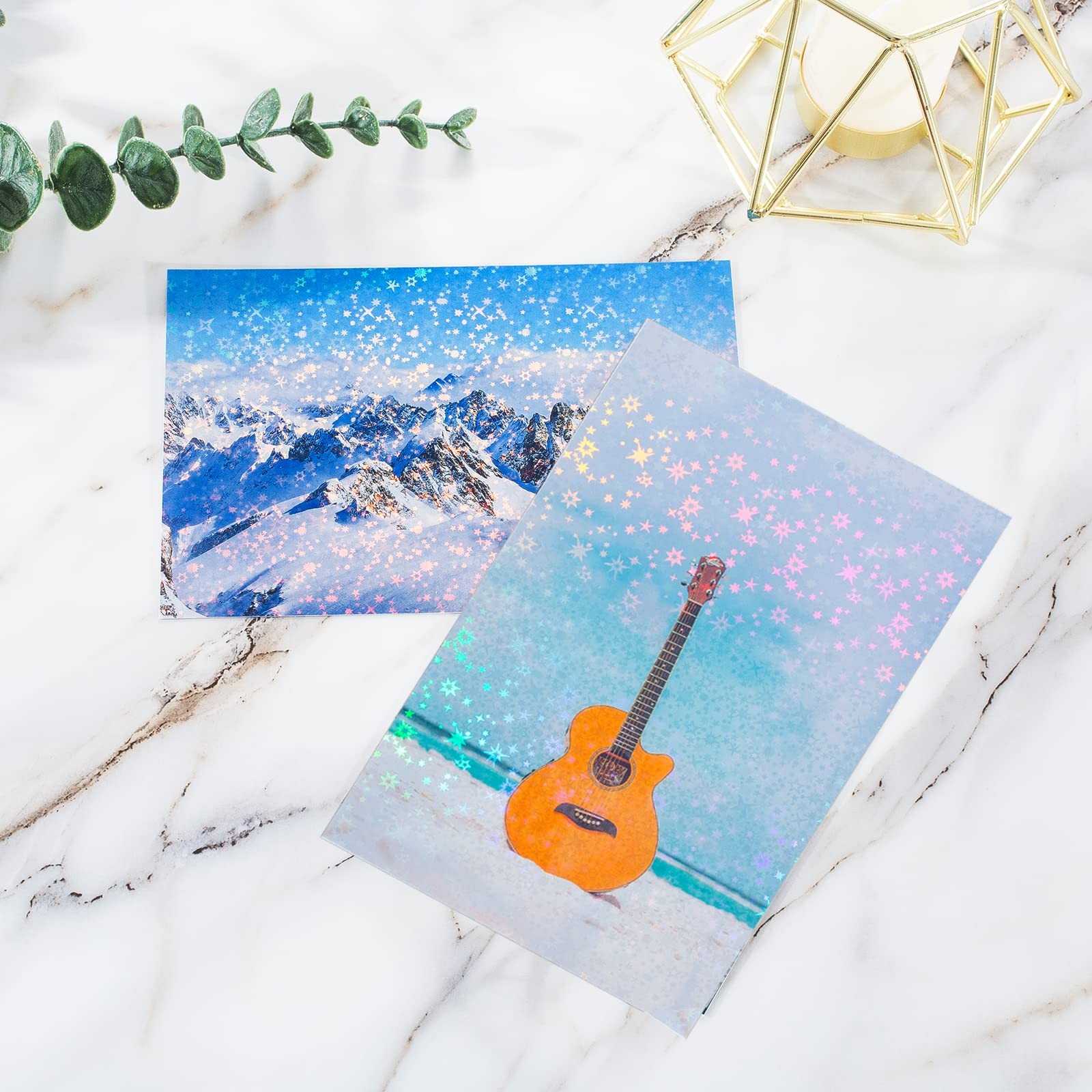 24 Sheets Vinyl Printable Sticker Paper for Inkjet & Laser Printer