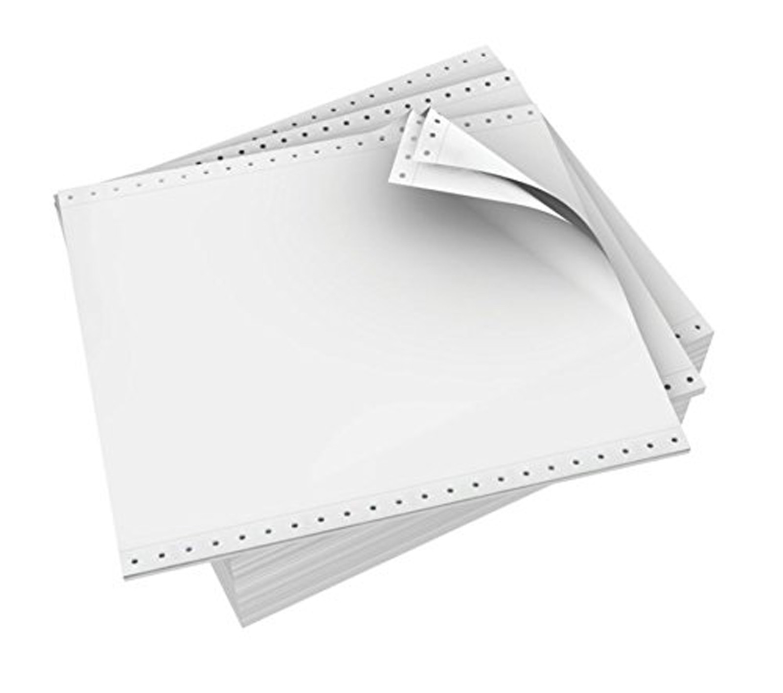 2 Part Computer Paper White on White Generic Domtar 1700 Sheets 9.5 x 11