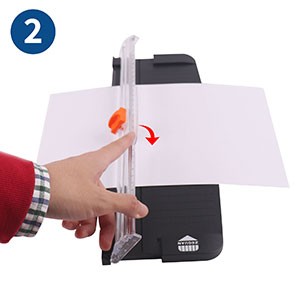 A4 Portable Precision Paper Trimmer, Craft Paper Cutter for Photos, Labels,