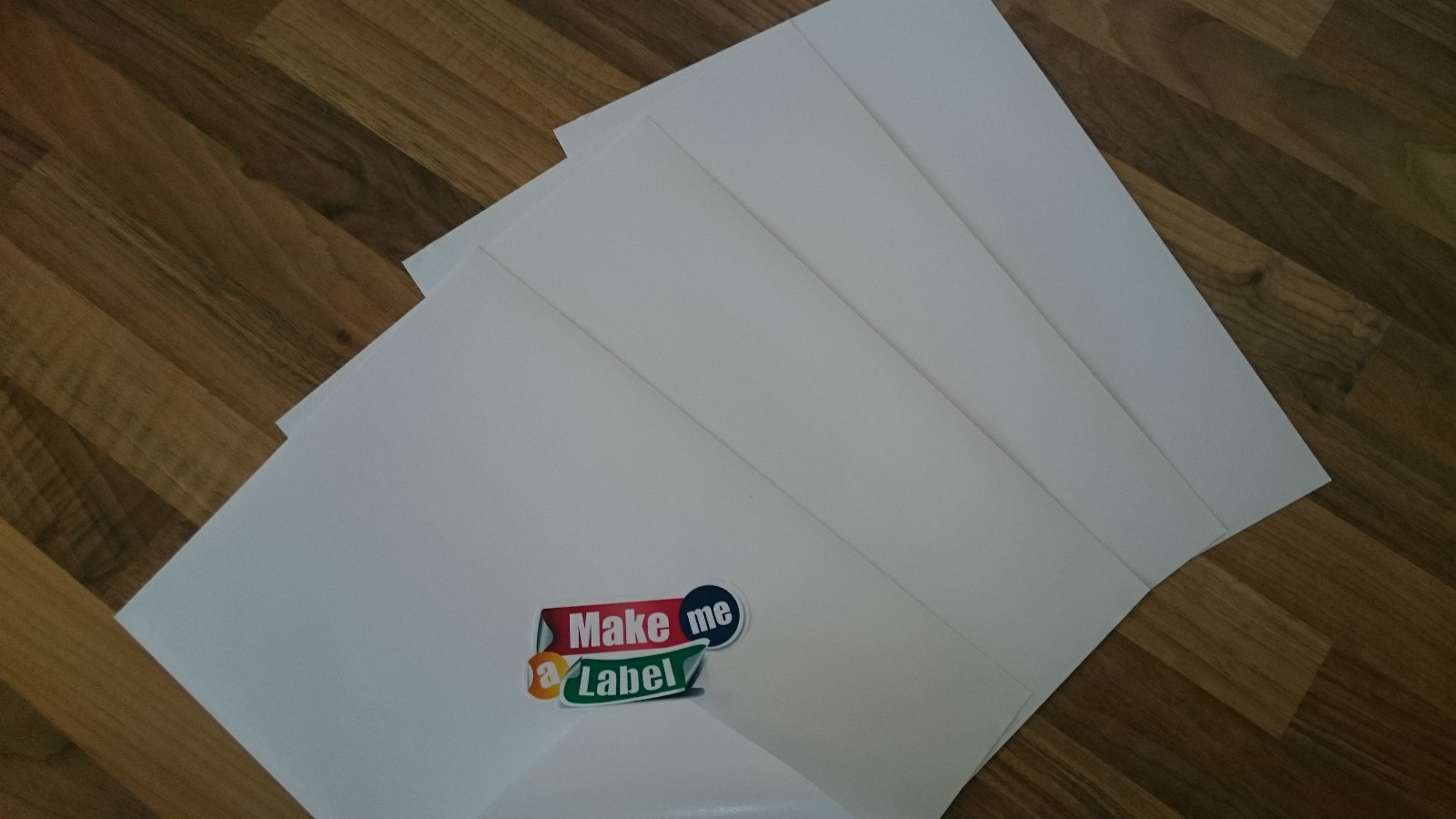 20 White Matt A4 Self Adhesive Inkjet Printable Paper Sticker Sheets