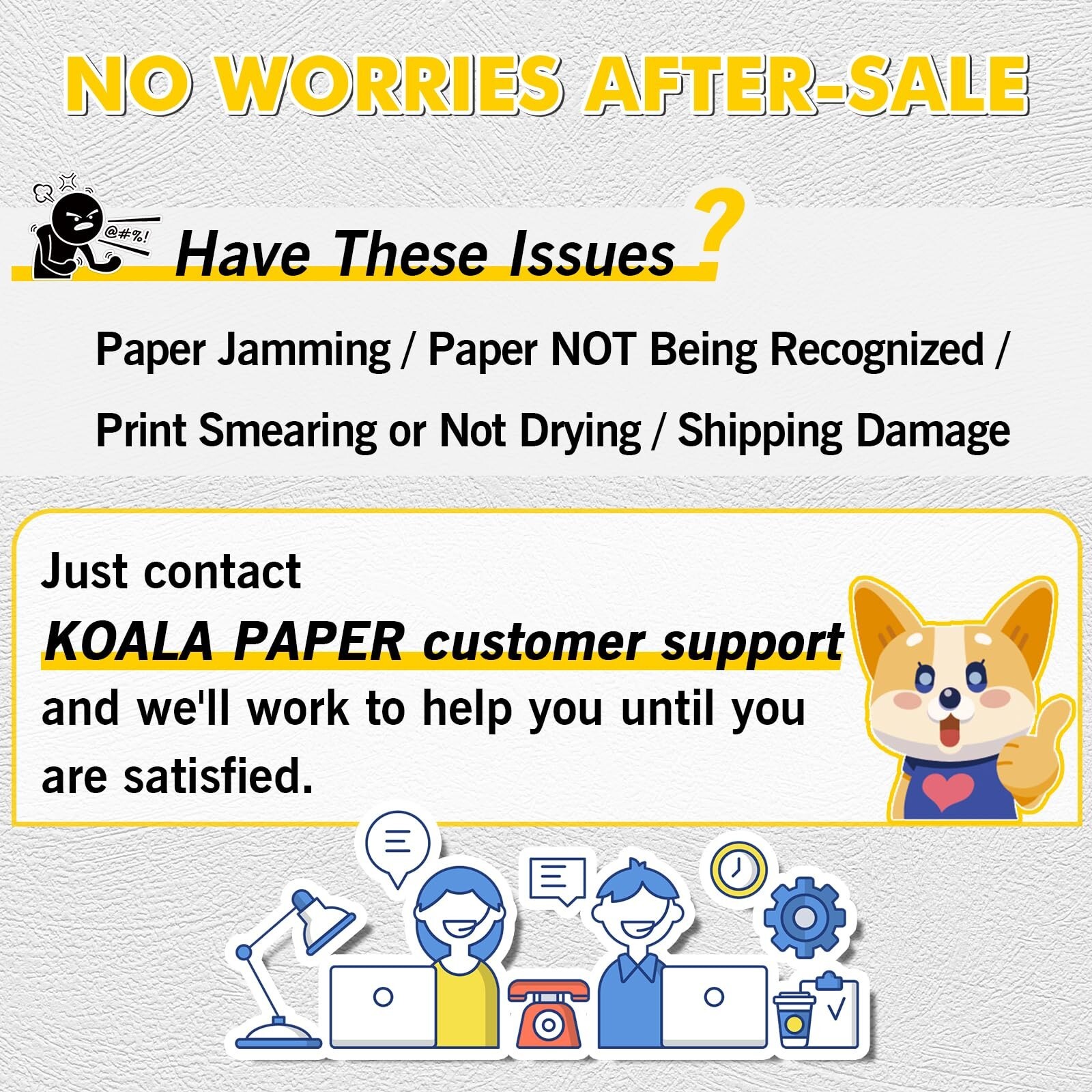 Koala Printable Clear Sticker Paper – ONLY for LASER Printer – 8.5×11 Inch 20…