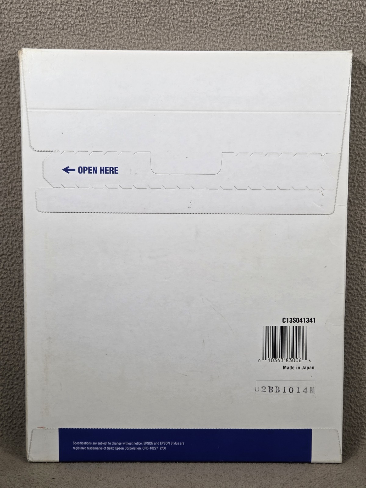 EPSON S041341 Enhanced Matte Paper (Archival Matte Paper) Professional 8.5 x 11