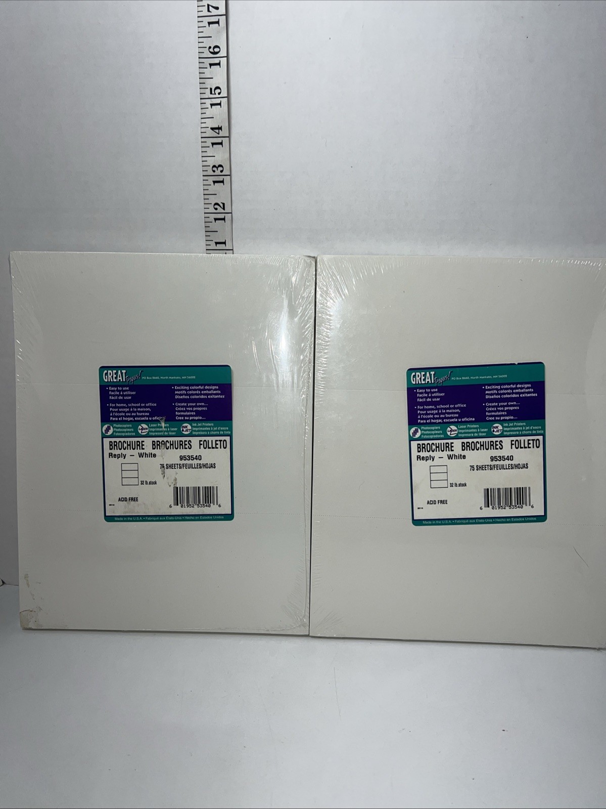 GREAT PAPERS Letterhead Brochure150 Sealed Package Acid Free New Lot of 2
