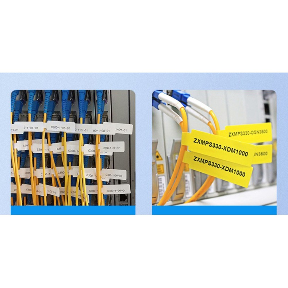 3X D11 Label Machine Stickers Cable Label Flag Pigtail Net2629