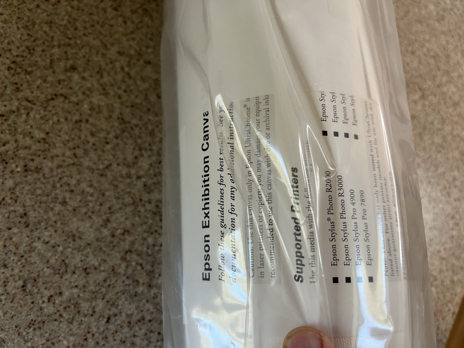 Epson Exhibition Canvas Matte, 17″ x 40 ft. Roll OEM Art Printer Print