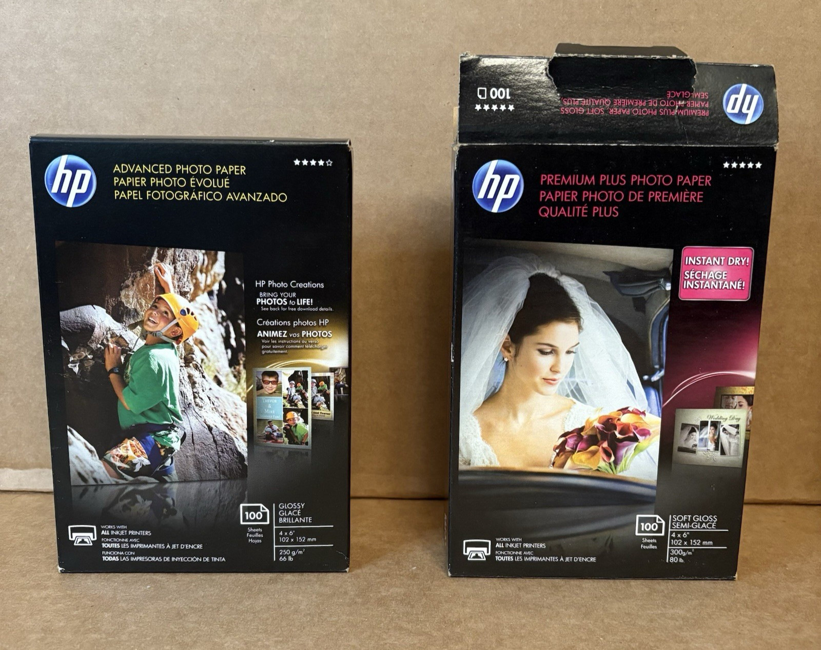 Hewlett Packard Q6638A 4 x 6 inch Glossy Printer Paper – 100 Sheets Sealed PLUS