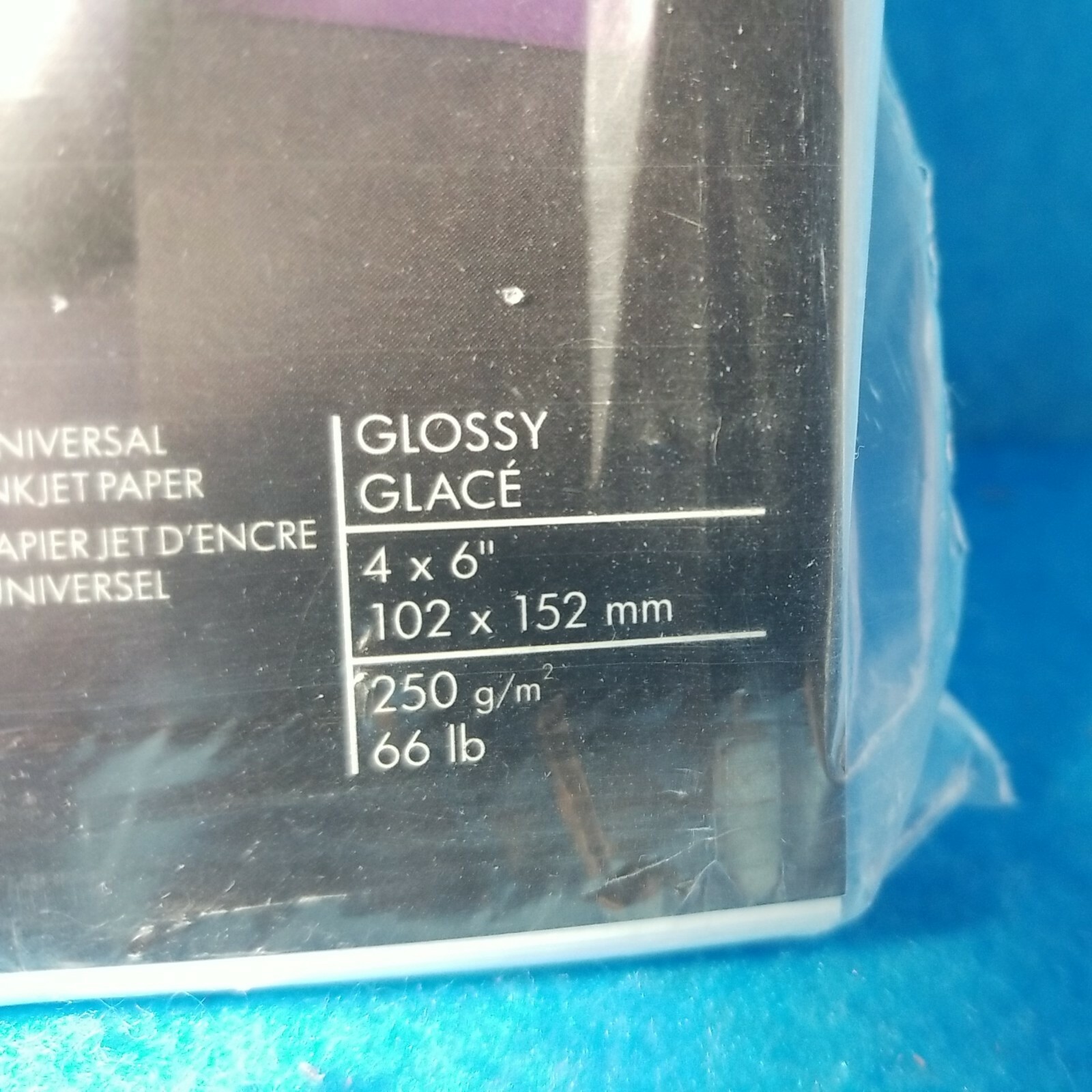 HP Advanced Photo Glossy Q6638A Paper 100 Sheets 4×6 66lb All InkJet Printers