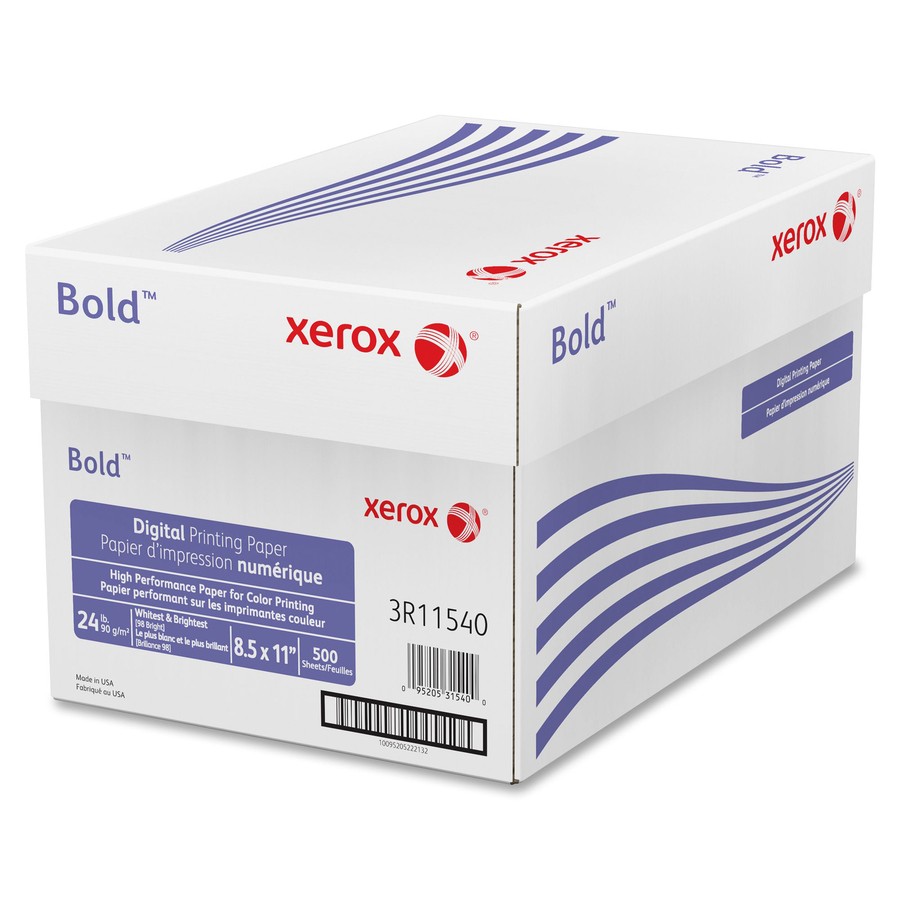 Xerox 3R11540 Color Xpressions+ Copy Paper 8.5×11 24lb 98 Bright White