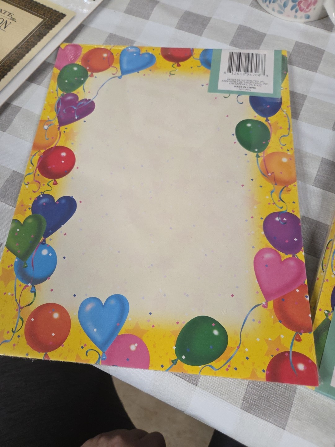 Computer Printer Paper 45 Sheets 8.5″ x 11″ Greenbrier Balloons (PaperA)