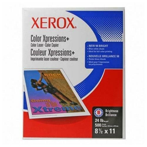 Xerox 3R11540 Color Xpressions+ Copy Paper 8.5×11 24lb 98 Bright White