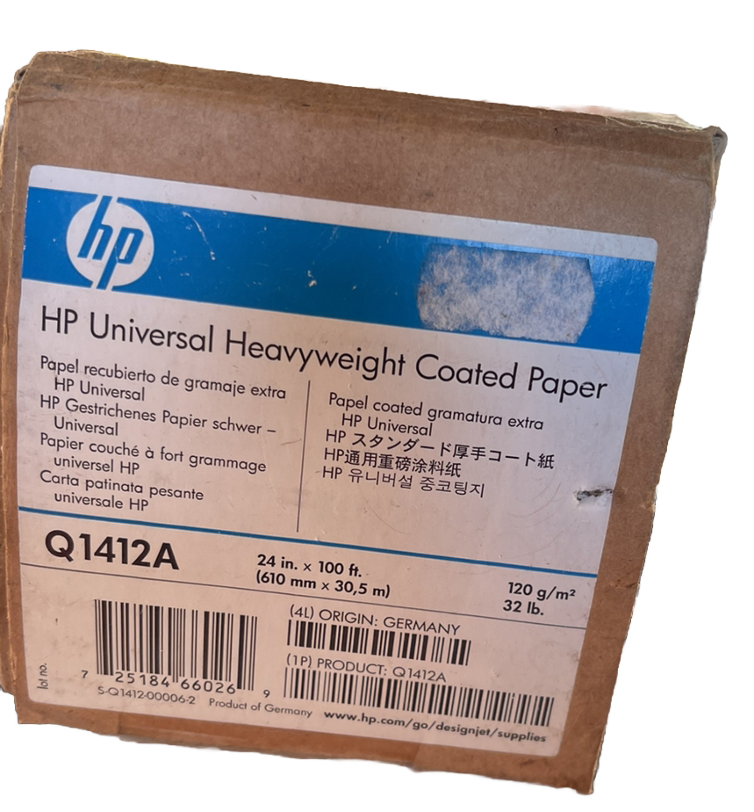 Q1412A HP Universal Heavyweight Coated Paper