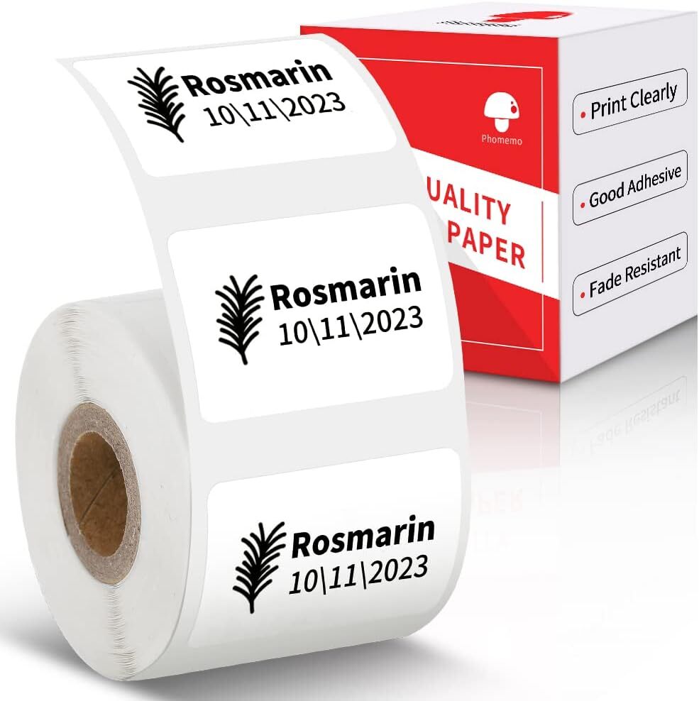 Sticker Thermal Papers Self-Adhesive Label Paper for Phomemo M110 M200 M220 M221