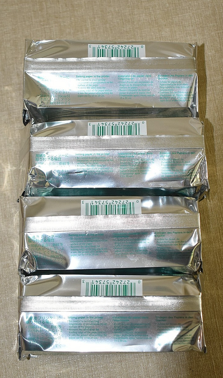 NEW Lot of 4 SONY UPP-110HA Thermal Print Media 110mm X 18m