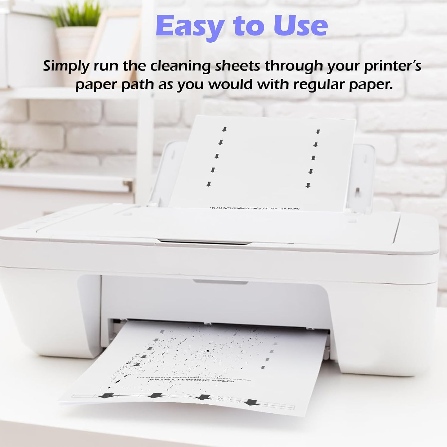 15-Pack Letter Size Printer Cleaning Sheets for Laser and Inkjet Copier Fax