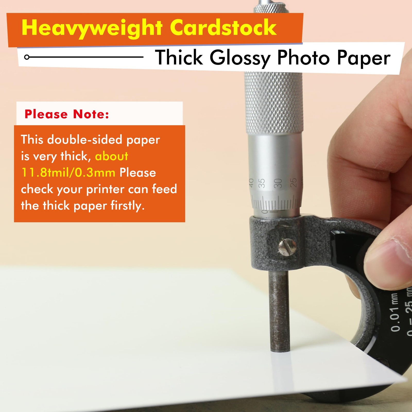 Koala Heavyweight Thick Glossy Photo Paper Single Sided 8.5×11 Inches 69LB 26…