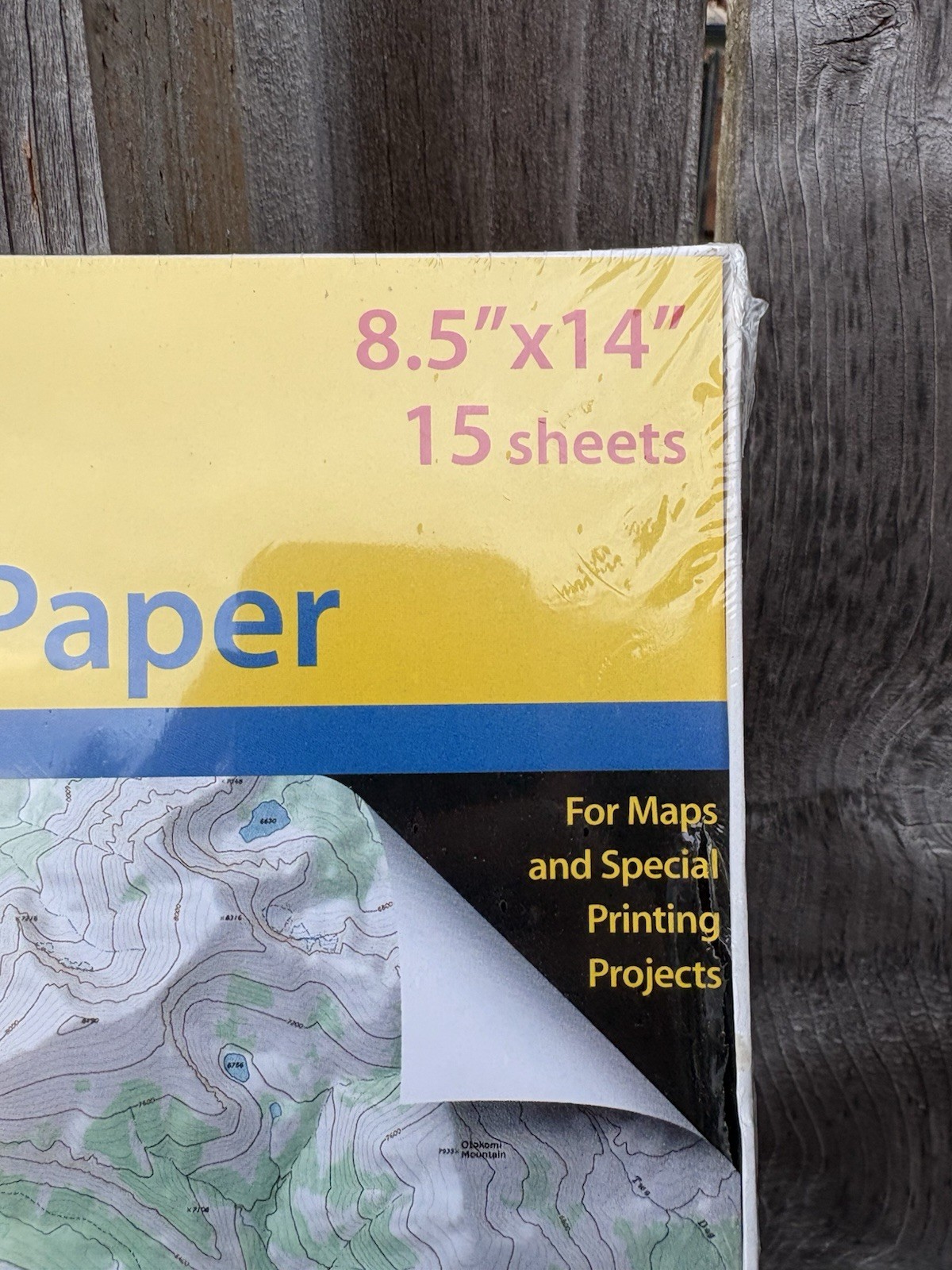 National Geographic Adventure Paper Waterproof Inkjet 8.5” x 14” 15 Sheets Flaw