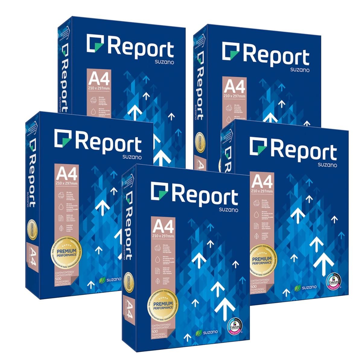 5 PAPER REAMS 500 PAGES A4 75GR PREMIUM FOR OFFICE PRINTER PRINTERS