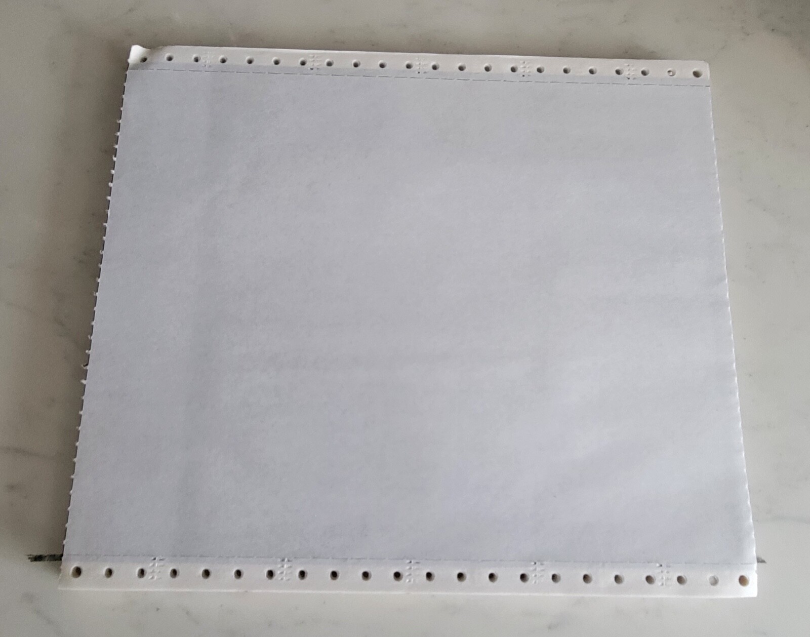 Vintage ~ Continuous Feed Paper Dot Matrix Computer ~ 33 Sheets ~ 3 part carbon