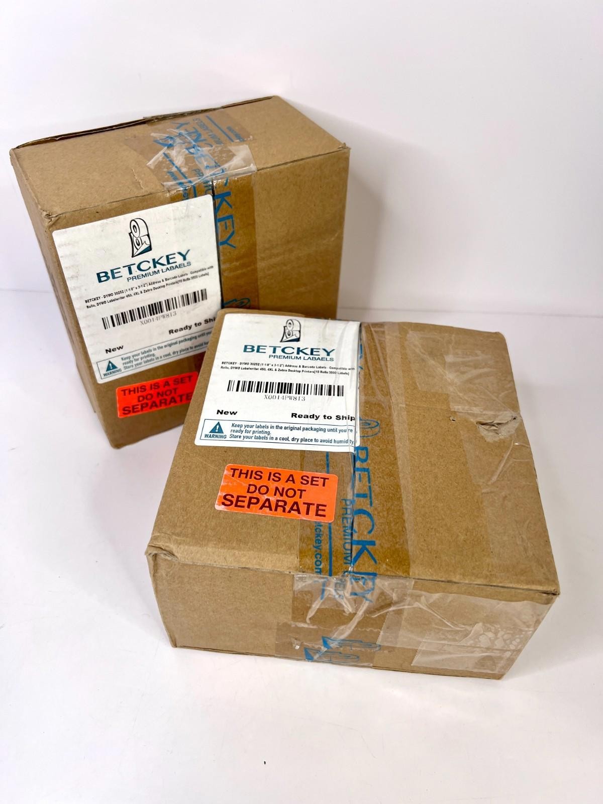 Betckey (20 Rolls) Dymo 30252 Compatable Address Labels 1-1/8 X 3-1/2
