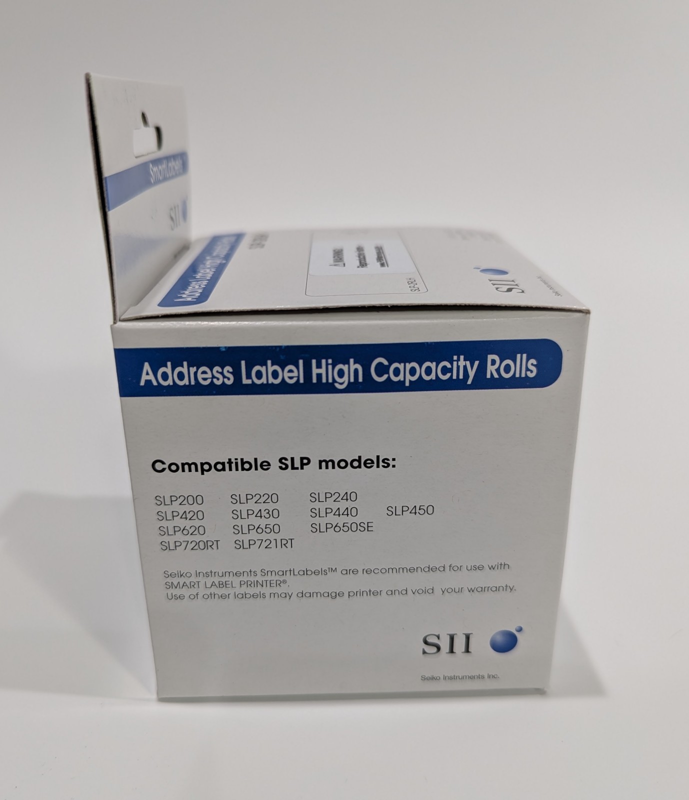 Seiko SLP-2RLH Labels Bulk Lot 6 Boxes (12 Rolls) 1-1/8 x 3-1/2 White 3120ct