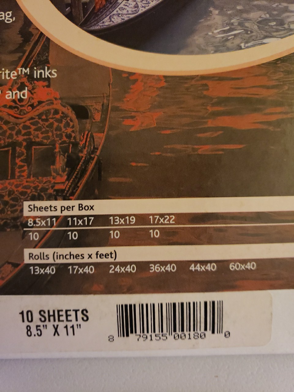 Inkpress Matte Canvas Photo Paper 8.5″ X 11.5″ 10 Sheets, ACW851110 New Sealed