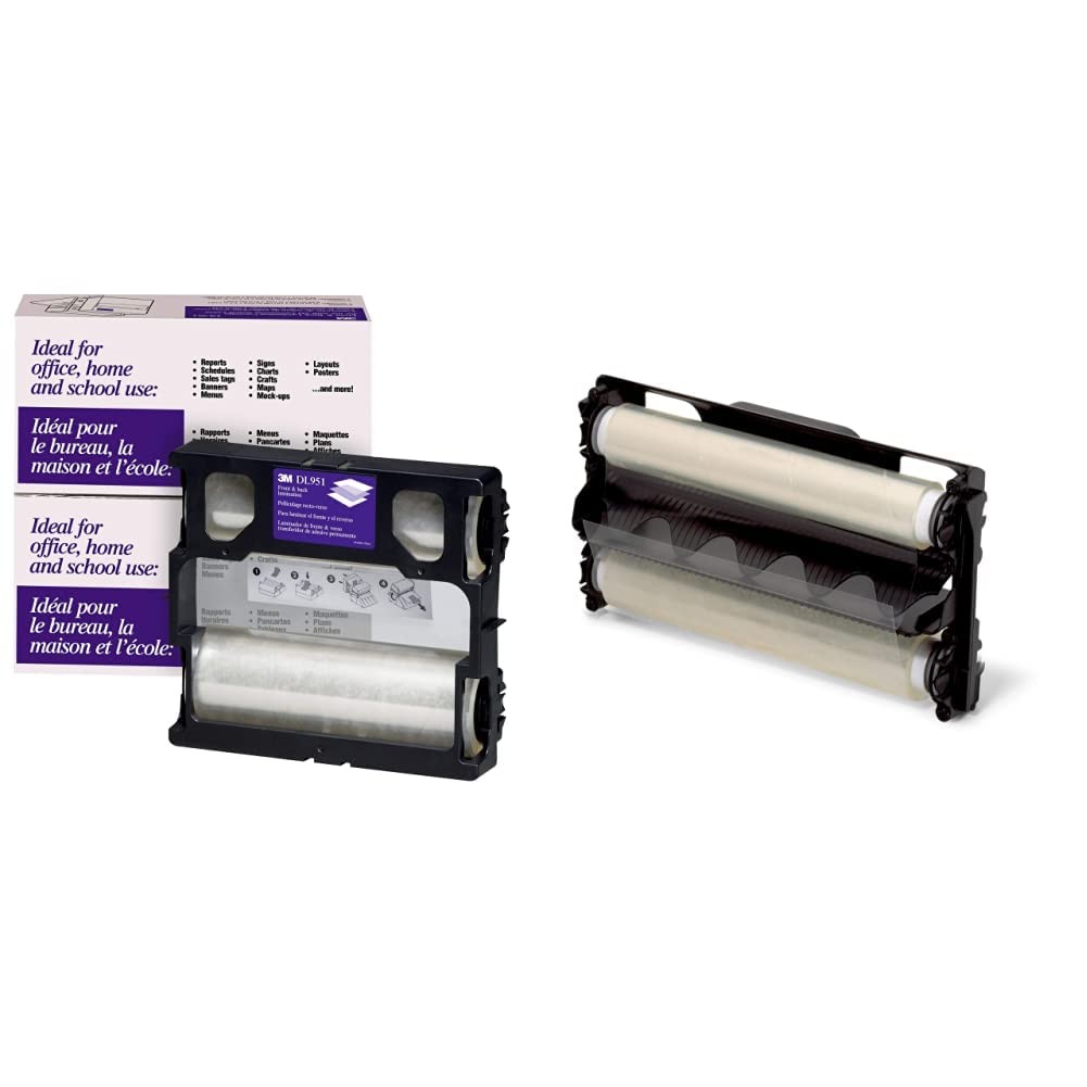 Dual Laminate Refill Cartridge Laminator Machine Transparent