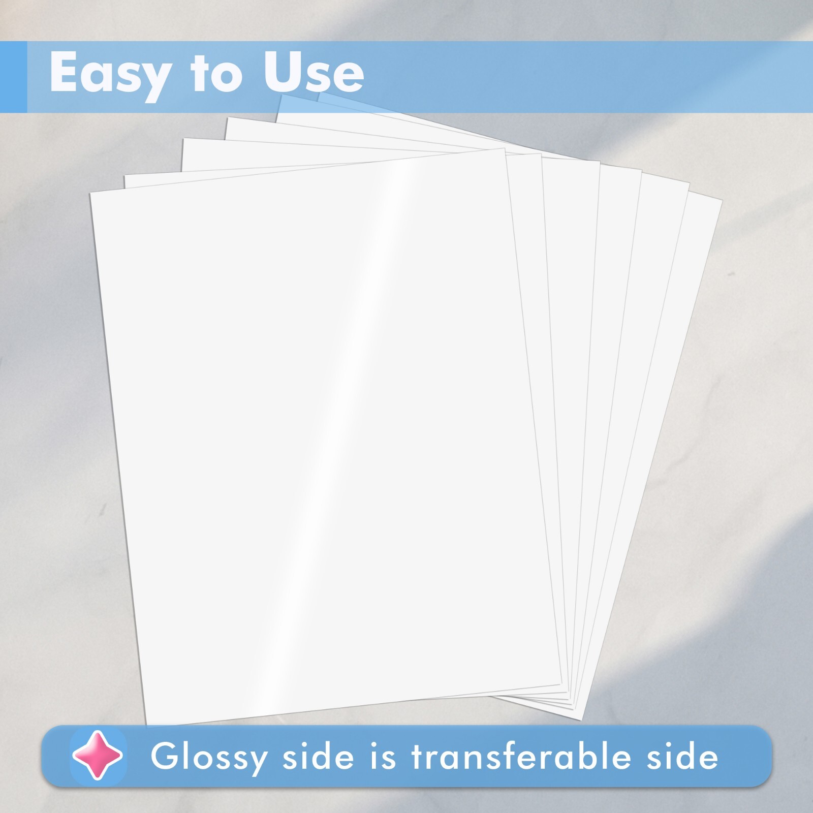 Lot 25-75 Koala Glossy White Sublimation Sticker Paper Waterproof Vinyl Sheets